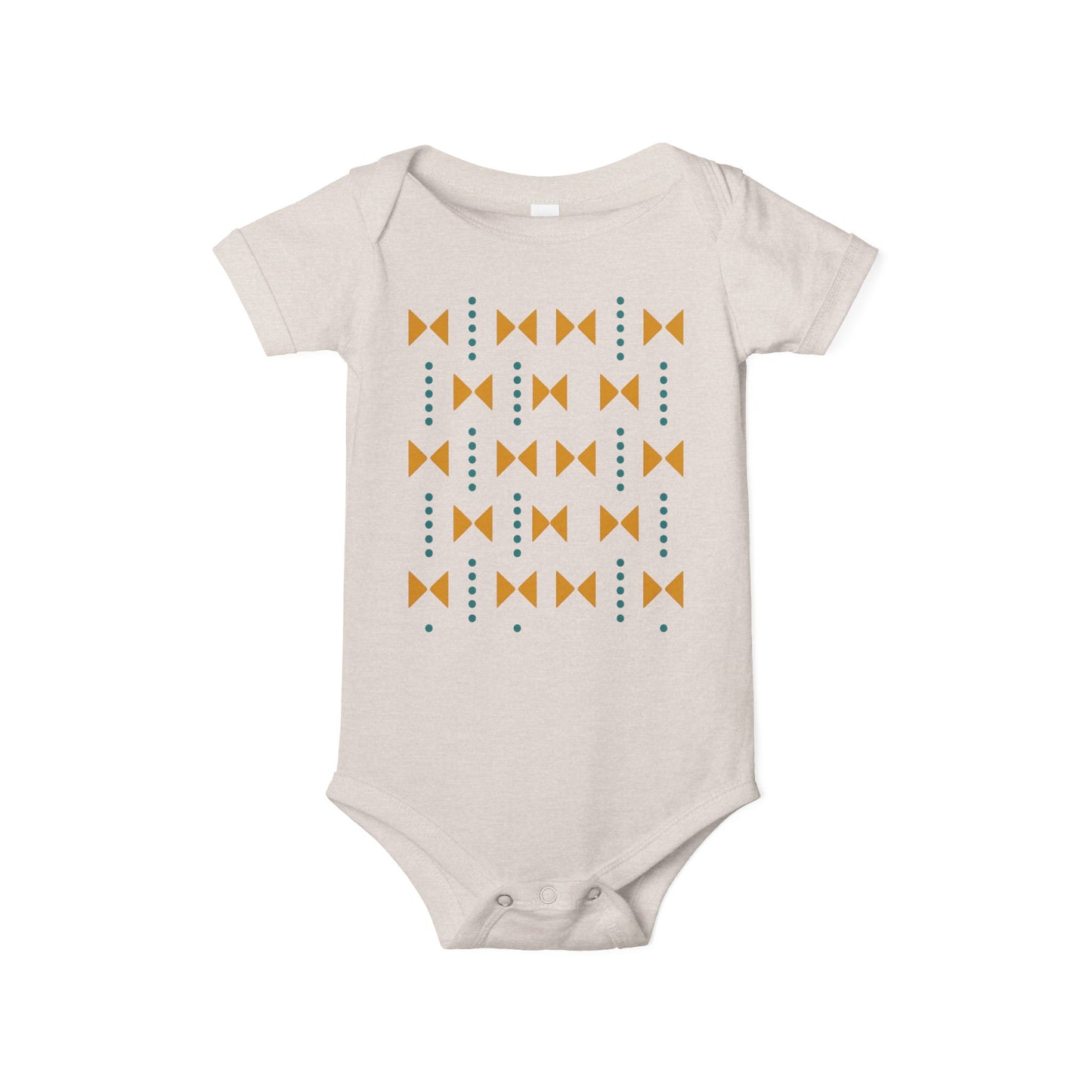 Cute Infant Jersey One Piece with "My First Hug Was a Wrap" Design