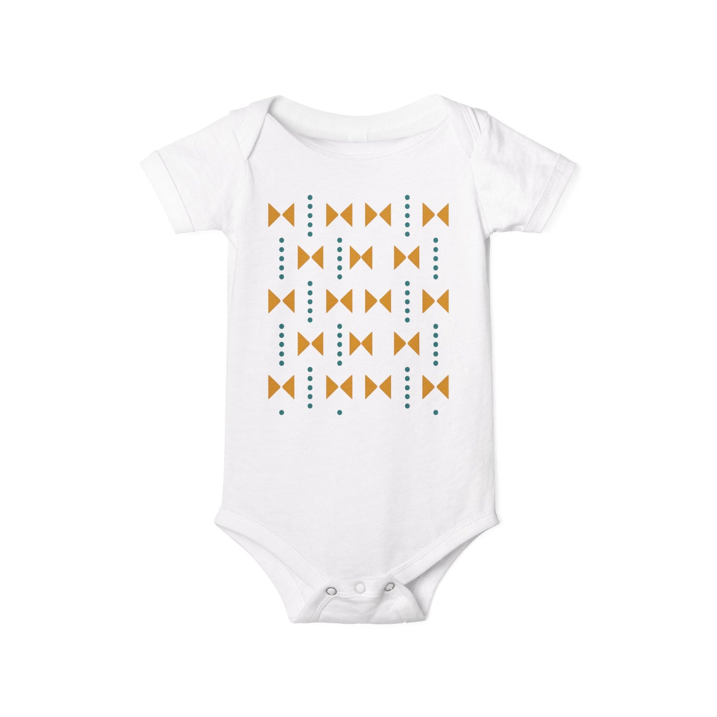 Cute Infant Jersey One Piece with "My First Hug Was a Wrap" Design