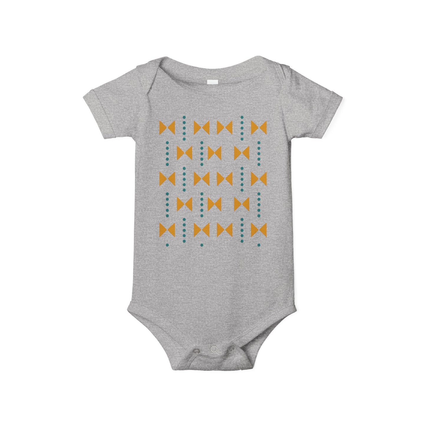 Cute Infant Jersey One Piece with "My First Hug Was a Wrap" Design